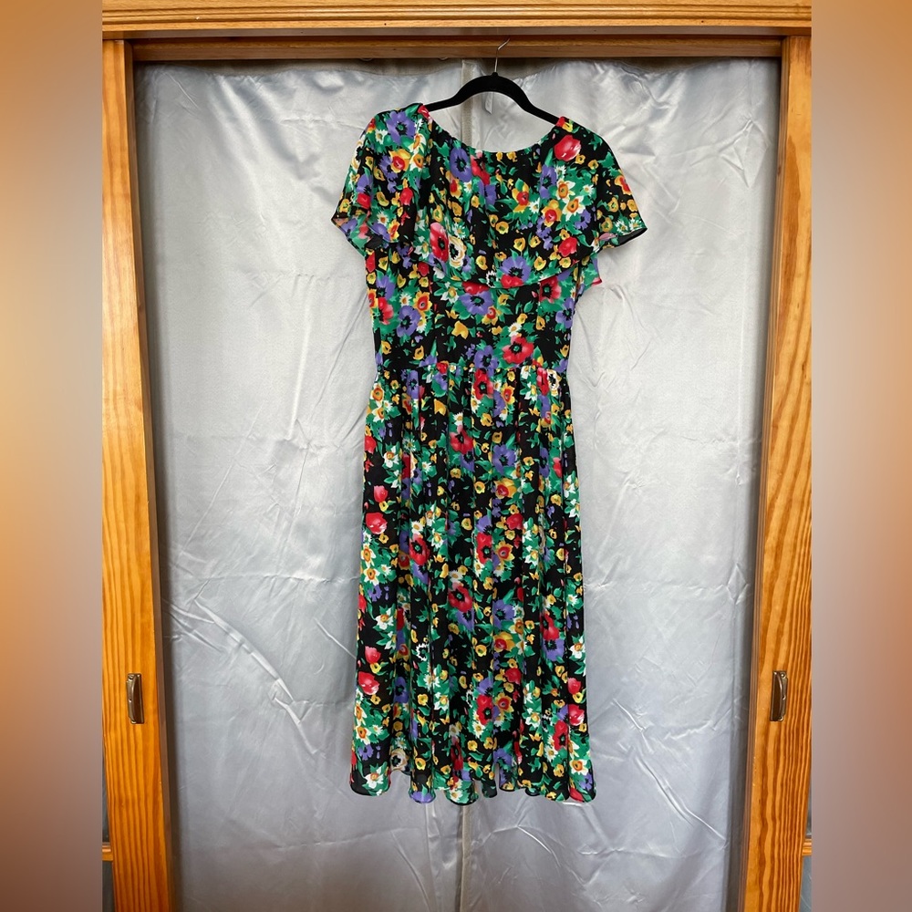 Vintage floral Caron Chicago dress